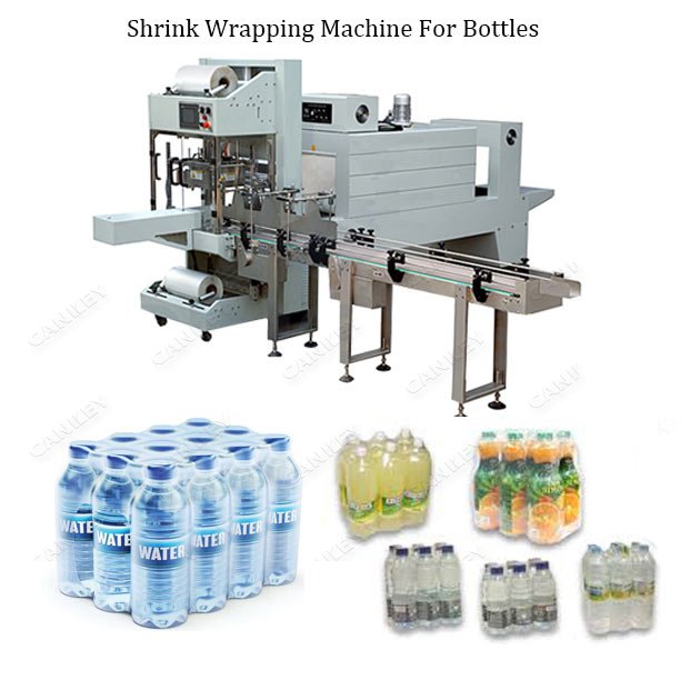 shrink wrapping machine for bottles